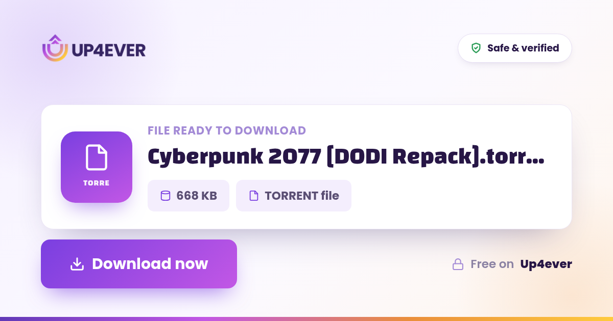 Download Cyberpunk 2077 [DODI Repack] torrent
