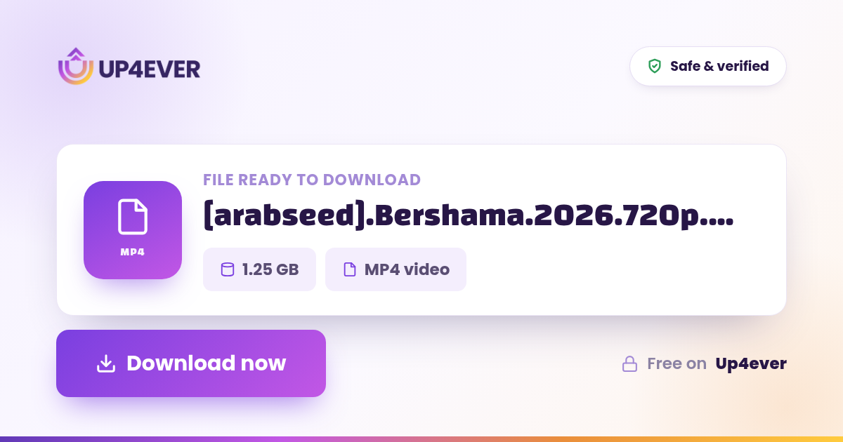 Download [arabseed] Bershama 2026 720p WEB mp4