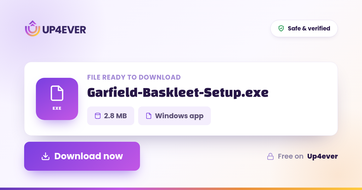 Download Garfield Baskleet Setup exe