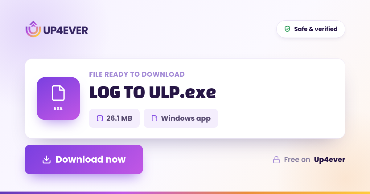 Download LOG ULP exe